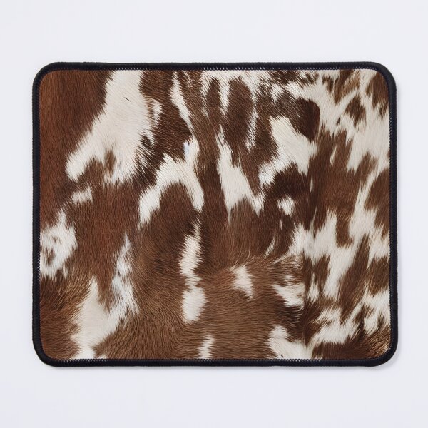 Item preview, Brown and white cowhide pattern  designed and sold by FatBirdie.