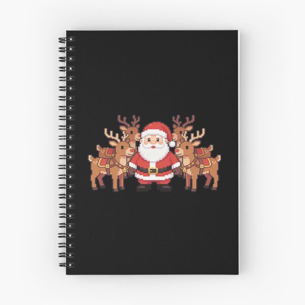 Item preview, Pixel Art Santa Claus with Reindeer designed and sold by optimusprime39.