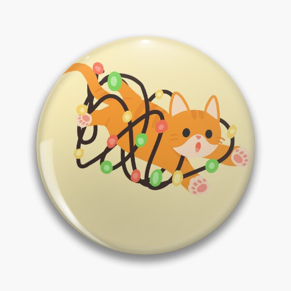 Item preview, Cat vs. Christmas Lights designed and sold by LOLlagnier.