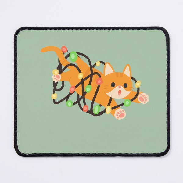 Item preview, Cat vs. Christmas Lights designed and sold by LOLlagnier.