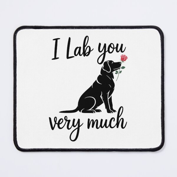 Item preview, Cool I Lab You Very Much Valentine's Day Black Labrador designed and sold by AsteriskDatBArt.