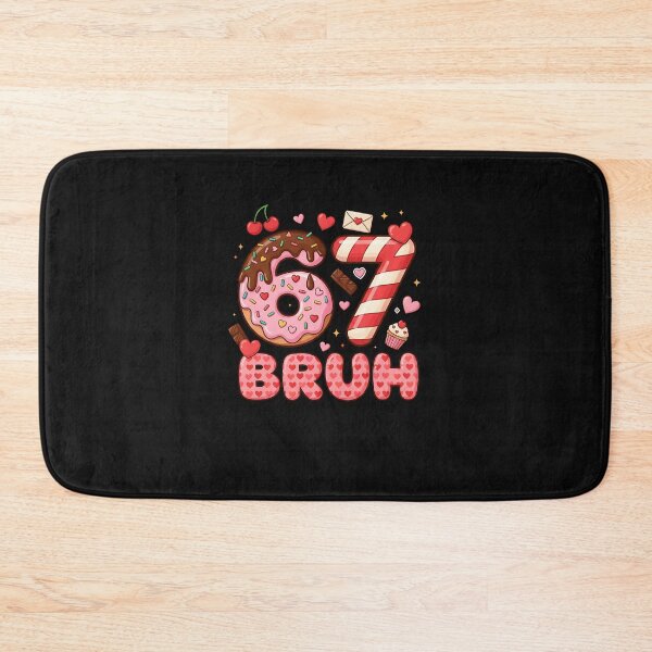 Item preview, Bruh 67 Six Seven 6 7 Meme Valentines Funny Women Girl Kids  designed and sold by Intomindfood.