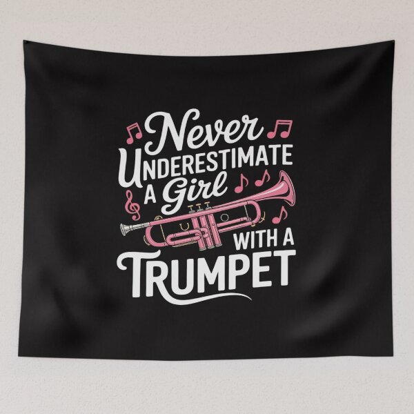 Item preview, Cool Trumpet For Women Girls Marching Band Trumpet Player designed and sold by demarioTTS.