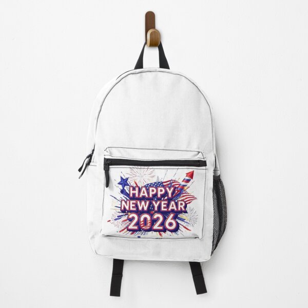 Item preview, Happy New Year 2026 Patriotic Celebration | Dynamic Red White Blue Fireworks designed and sold by lojadpop.