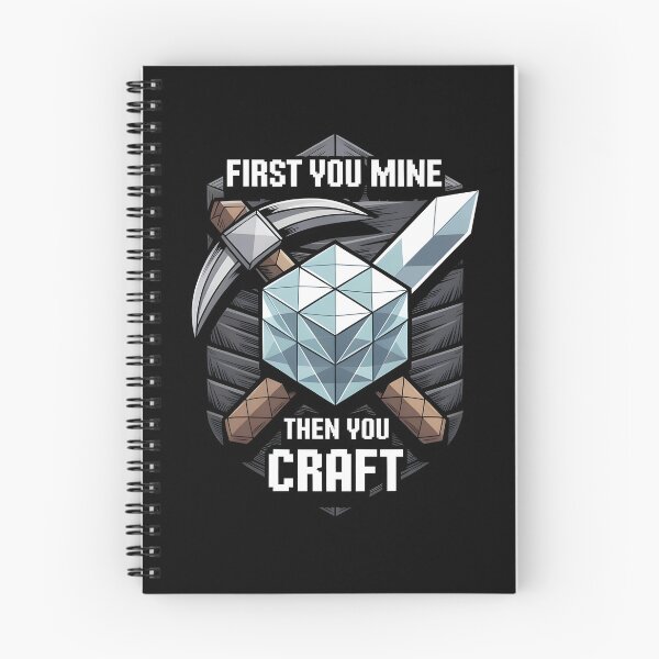Item preview, First You Mine Then You Craft designed and sold by PlanetMarker.