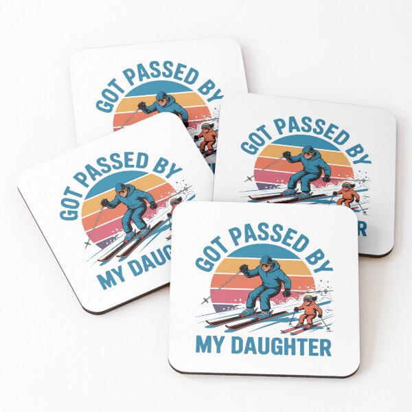 Item preview, Got Passed by My Daughter Funny Skiing Dad Skiers Lovers designed and sold by AsteriskDatBArt.