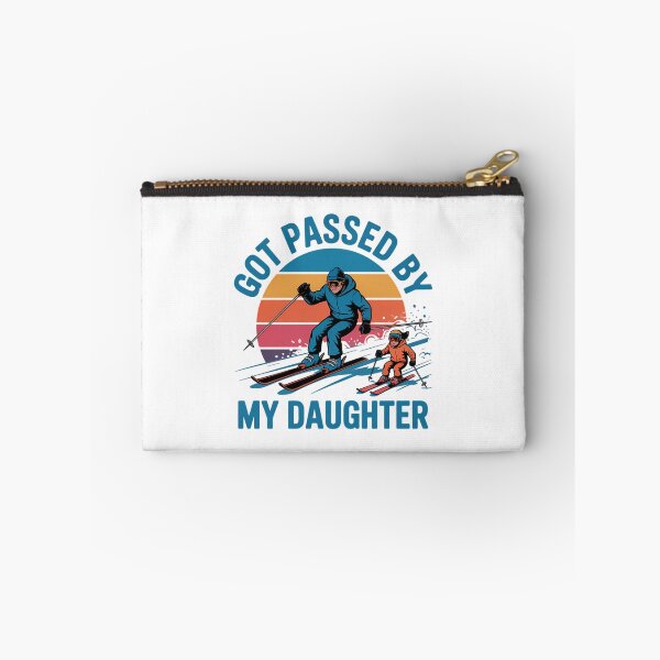 Item preview, Got Passed by My Daughter Funny Skiing Dad Skiers Lovers designed and sold by AsteriskDatBArt.