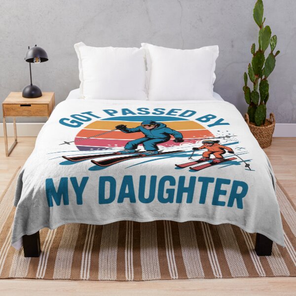 Item preview, Got Passed by My Daughter Funny Skiing Dad Skiers Lovers designed and sold by AsteriskDatBArt.