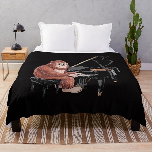 Aperçu de l'œuvre Bigfoot jouant du piano - et le pianiste Sasquatch magique créée et vendue par demarioTTS.