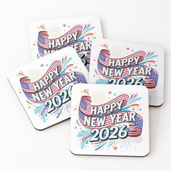 Item preview, Happy New Year 2026 USA Flag Patriotic Celebration Design designed and sold by lojadpop.
