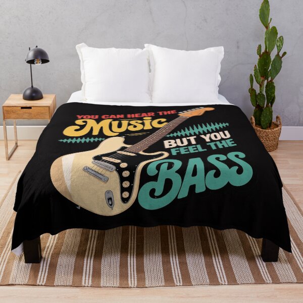 Artikelvorschau, Bassist: Du kannst die Musik hören, aber du spürst den Bass. entworfen und verkauft von demarioTTS.