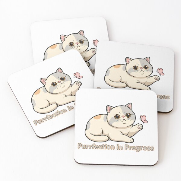 Item preview, Purrfection in Progress Exotic Shorthair Cat T-Shirt designed and sold by Muzgle.