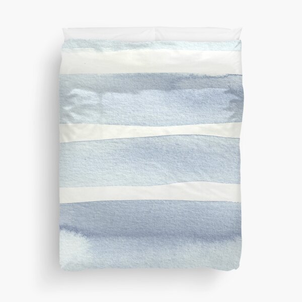 Minimalist Blue Duvet Cover