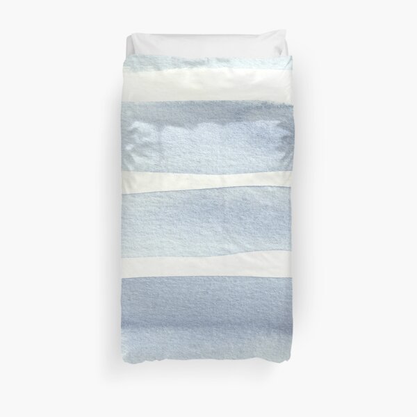 Minimalist Blue Duvet Cover