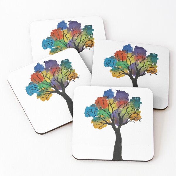 Artikelvorschau, Aquarellbaum entworfen und verkauft von Goozeling.