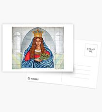 Our Lady of the Grapes Mexican Tile Postcards