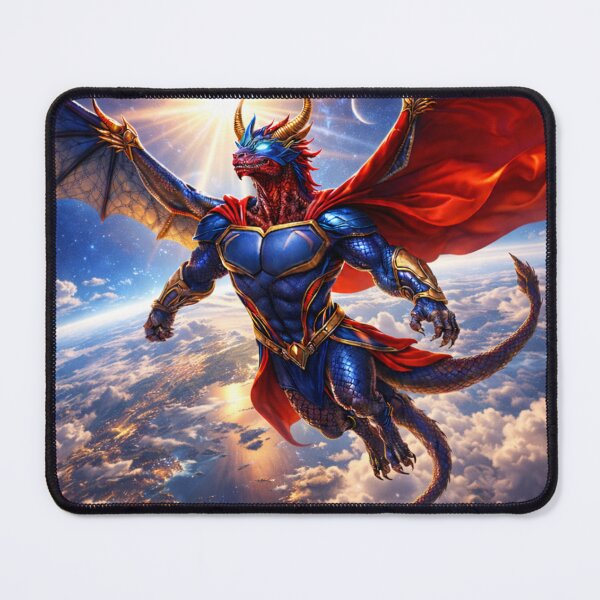Item preview, Solar Ascendant Dragon – Superhero Dragon Heroes Art designed and sold by EpicDragons-.
