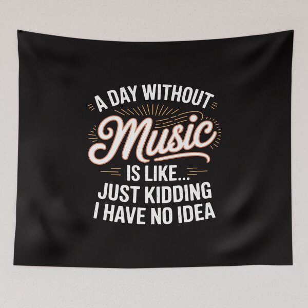 Item preview, A Day Without Music Lover Musician Singer Instrumentalist designed and sold by portcrysral.