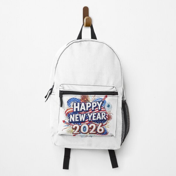 Item preview, Happy New Year 2026 USA Flag Fireworks Celebration Design designed and sold by lojadpop.