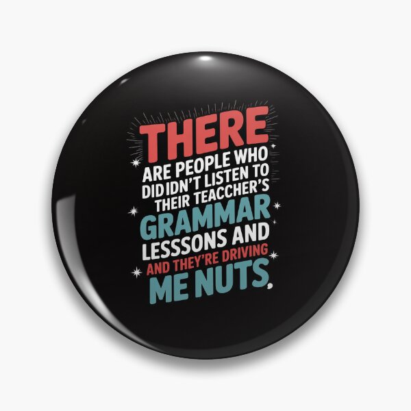 Item preview, There Their They're Grammar Nazy Proper English Writing designed and sold by portcrysral.