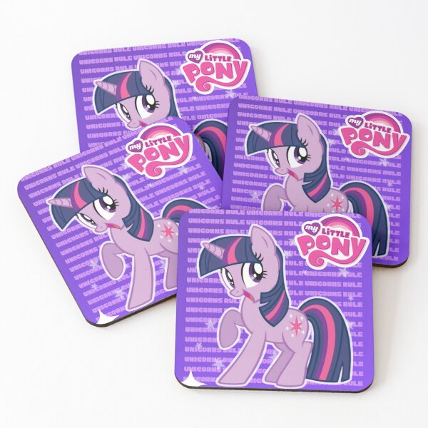 Item preview, "Unicorns Rule" - Twilight Sparkle My Little Pony designed and sold by bronymerch4u.