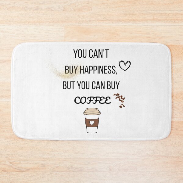 Item preview, Can’t Buy Happiness, But Coffee T-Shirt | Funny Coffee Lover Tee | Unisex designed and sold by YASboutik.