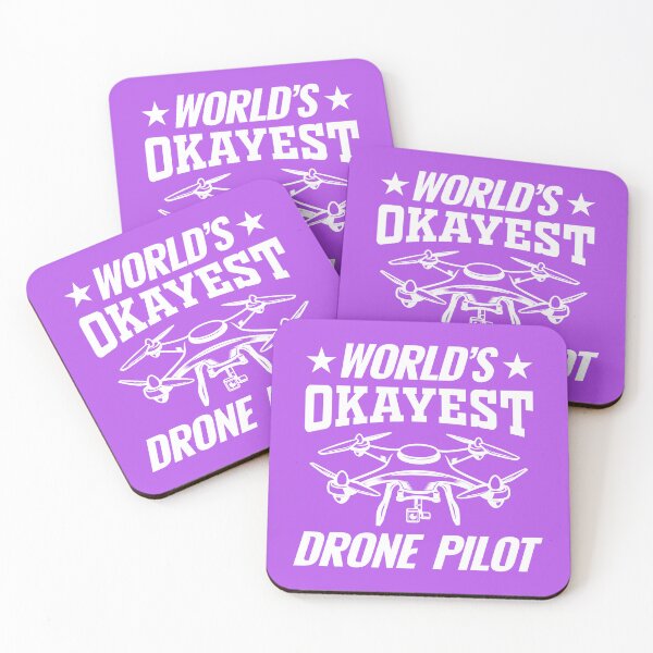 Item preview, World's Okayest Drone Pilot. Funny Drone Pilot Quote designed and sold by DesignHouse07.