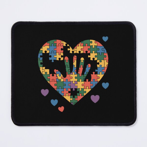 Item preview, Valentines Day Love Heart Autism Awareness Puzzle Piece designed and sold by CruelShadesSt.
