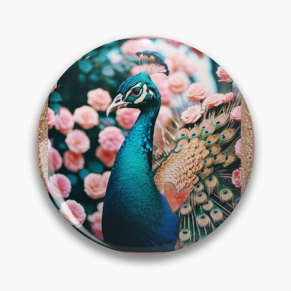 Item preview, Rose Gold Peacock designed and sold by lifeinspired4u.
