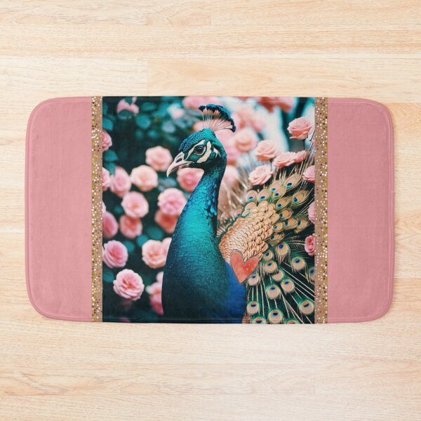 Item preview, Rose Gold Peacock designed and sold by lifeinspired4u.