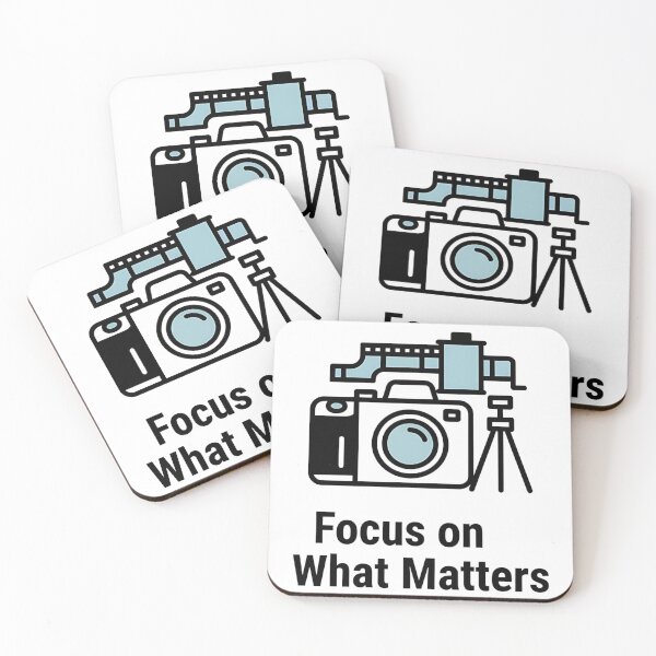 Item preview, Focus on What Matters Photography T-Shirt designed and sold by Muzgle.