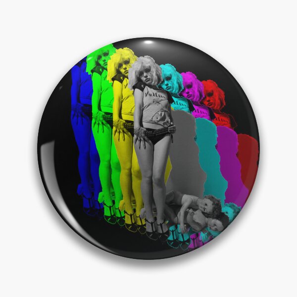 Item preview, Debbie Harry Rainbow Dolls Pop Art Blondie Fan Art designed and sold by Dystopian Design.