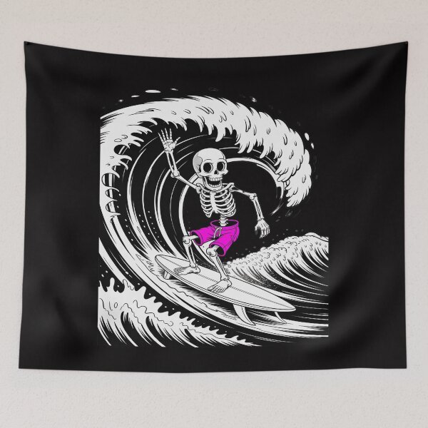 Artikelvorschau, Skeleton Surf Surfen entworfen und verkauft von berniceschm.