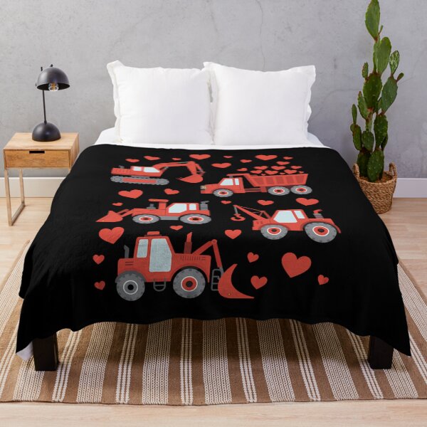 Item preview, Valentines Day Toddler Construction truck hearts designed and sold by CruelShadesSt.