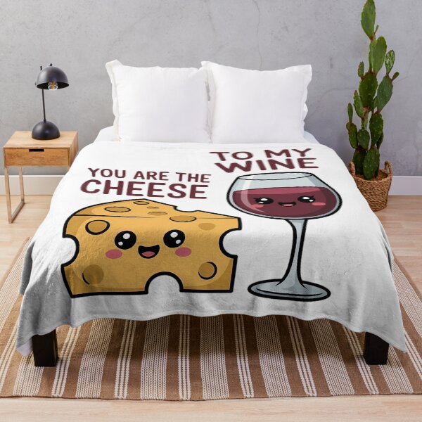 Item preview, You Are The Cheese To My Wine Best Friend Valentine's Day designed and sold by CruelShadesSt.