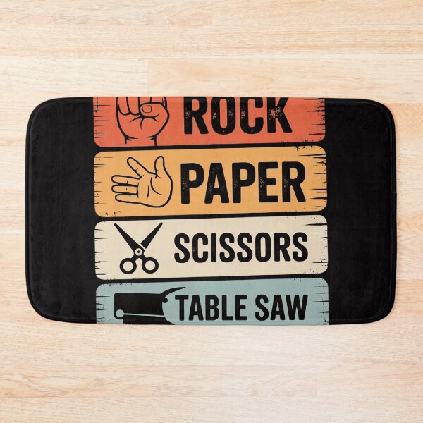 Item preview, Rock Paper Scissors Table Saw Woodworking Woodworker designed and sold by sonlylya.