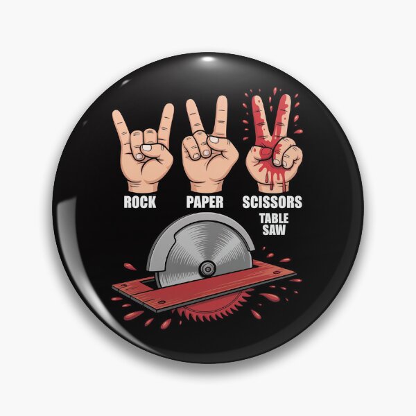 Item preview, Rock Paper Scissors Table Saw - Woodworking Carpenter designed and sold by sonlylya.