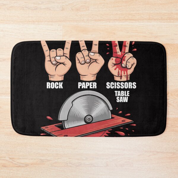 Item preview, Rock Paper Scissors Table Saw - Woodworking Carpenter designed and sold by sonlylya.