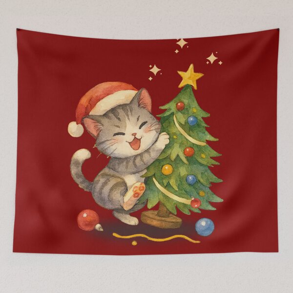 Item preview, Cat Christmas designed and sold by AmandaBento.