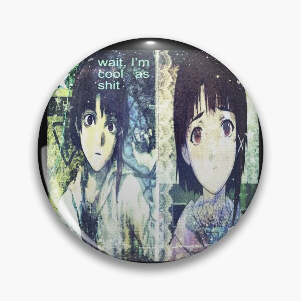Item preview, Lain Iwakura I’m Cool as Shit Design  designed and sold by MerikuroCreates.