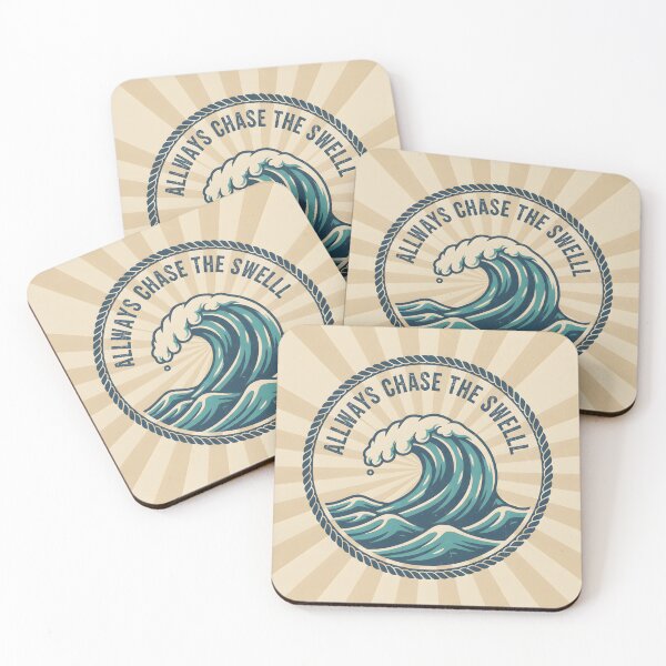 Item preview, Vintage Surfing Emblem with Wave and Sunburst designed and sold by homydesign.