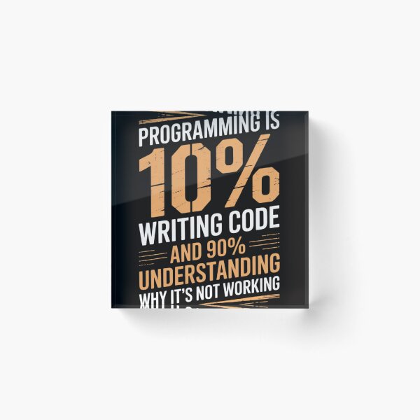 Item preview, Programming 10 Percent Writing Code IT Programmer Men Women designed and sold by sonlylya.