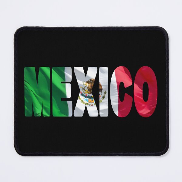 Item preview, MEXICO - Flag Flying in Wind cut to Letters Souvenir Sticker Shirt designed and sold by Adam Gormley.