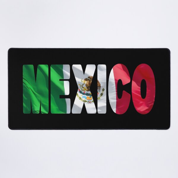 Item preview, MEXICO - Flag Flying in Wind cut to Letters Souvenir Sticker Shirt designed and sold by Adam Gormley.
