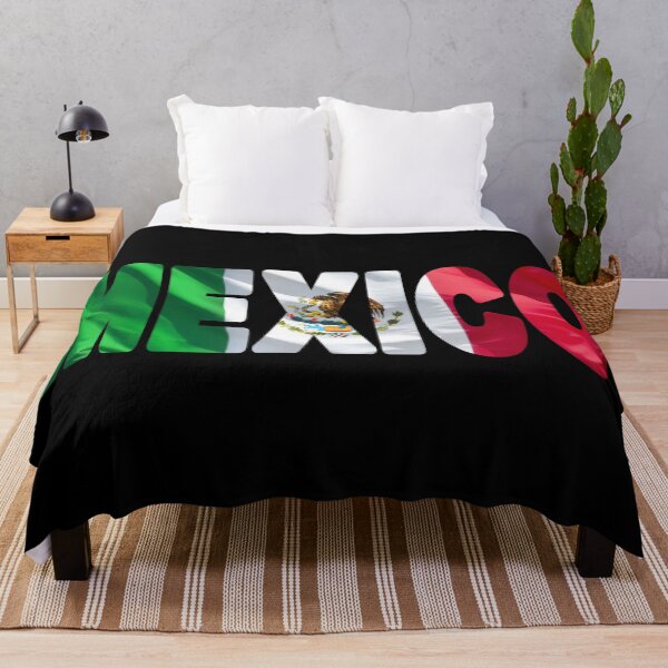 Item preview, MEXICO - Flag Flying in Wind cut to Letters Souvenir Sticker Shirt designed and sold by Adam Gormley.
