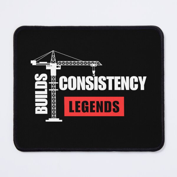 Item preview, Consistency Builds Legends Strong Motivation Mindset T-Shirt designed and sold by Art Loom.