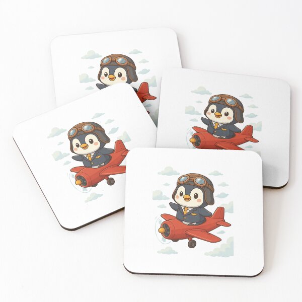 Item preview, Cute Penguin Pilot - Kawaii Animal Occupation Art designed and sold by Moons Studio.