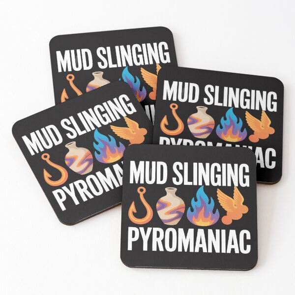 Item preview, Pottery Pyromaniac Mud Slinging Ceramics designed and sold by sonlylya.