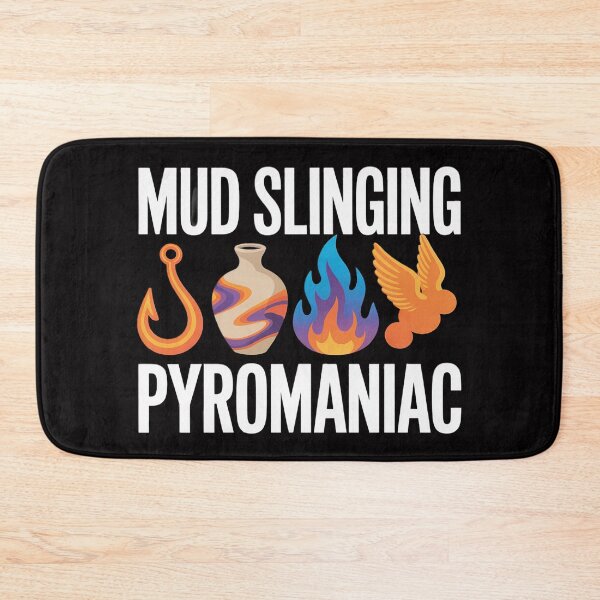 Item preview, Pottery Pyromaniac Mud Slinging Ceramics designed and sold by sonlylya.