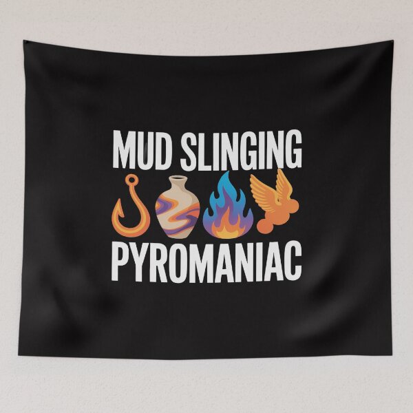Item preview, Pottery Pyromaniac Mud Slinging Ceramics designed and sold by sonlylya.